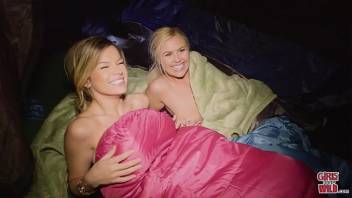 GIRLS GONE WILD - We Find Summer and Adriana Camping Alone